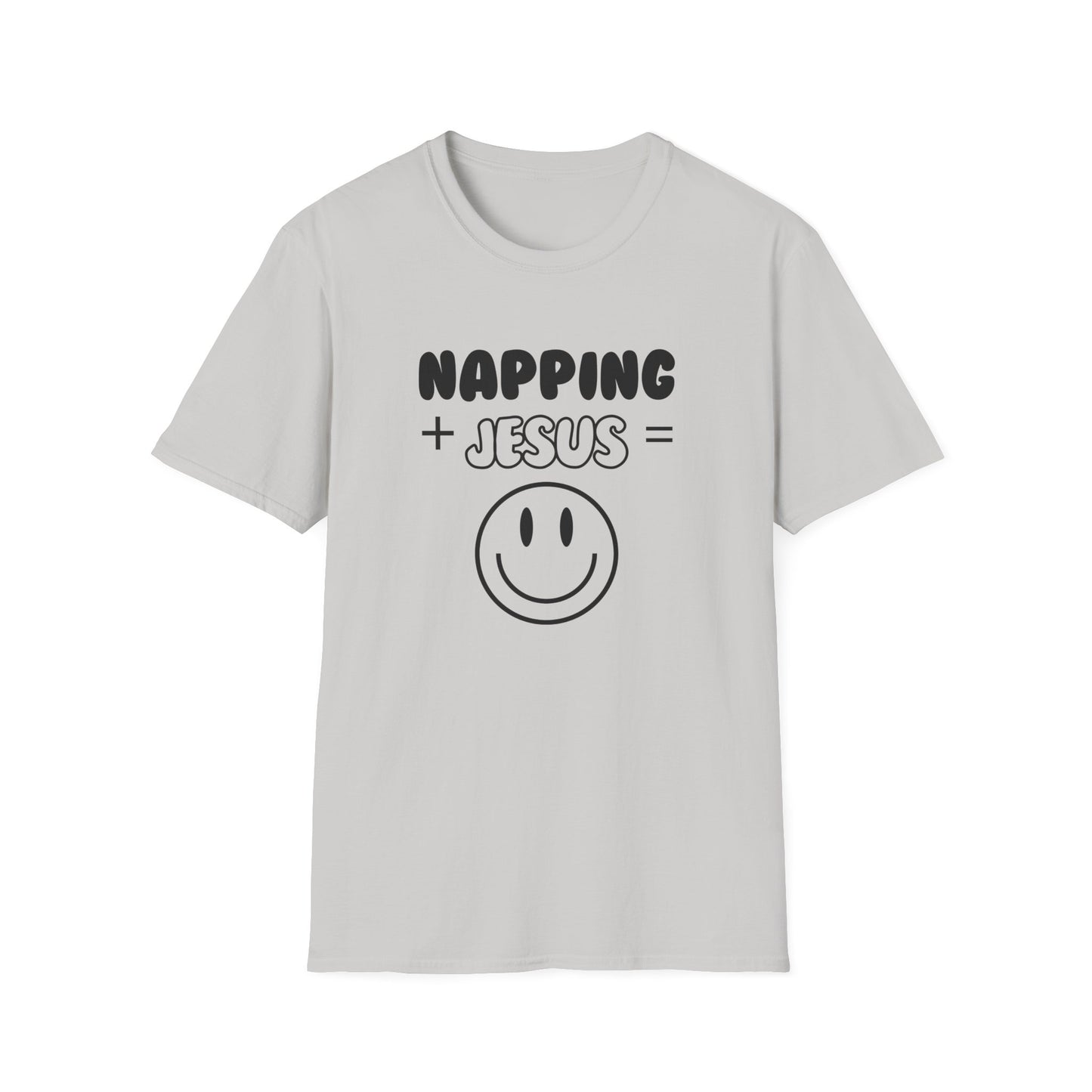 Napping -Smiley Face - Softstyle T-Shirt