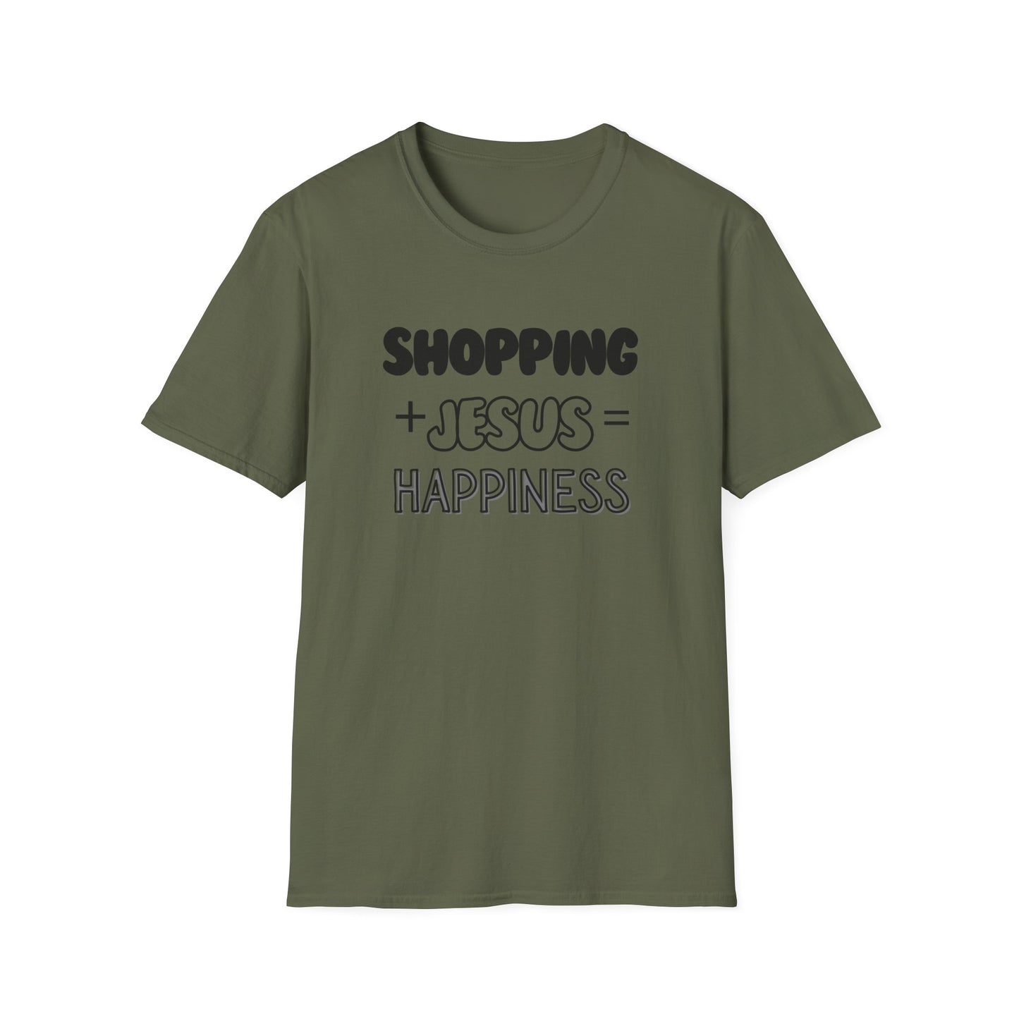 Shopping -Happiness - Softstyle T-Shirt