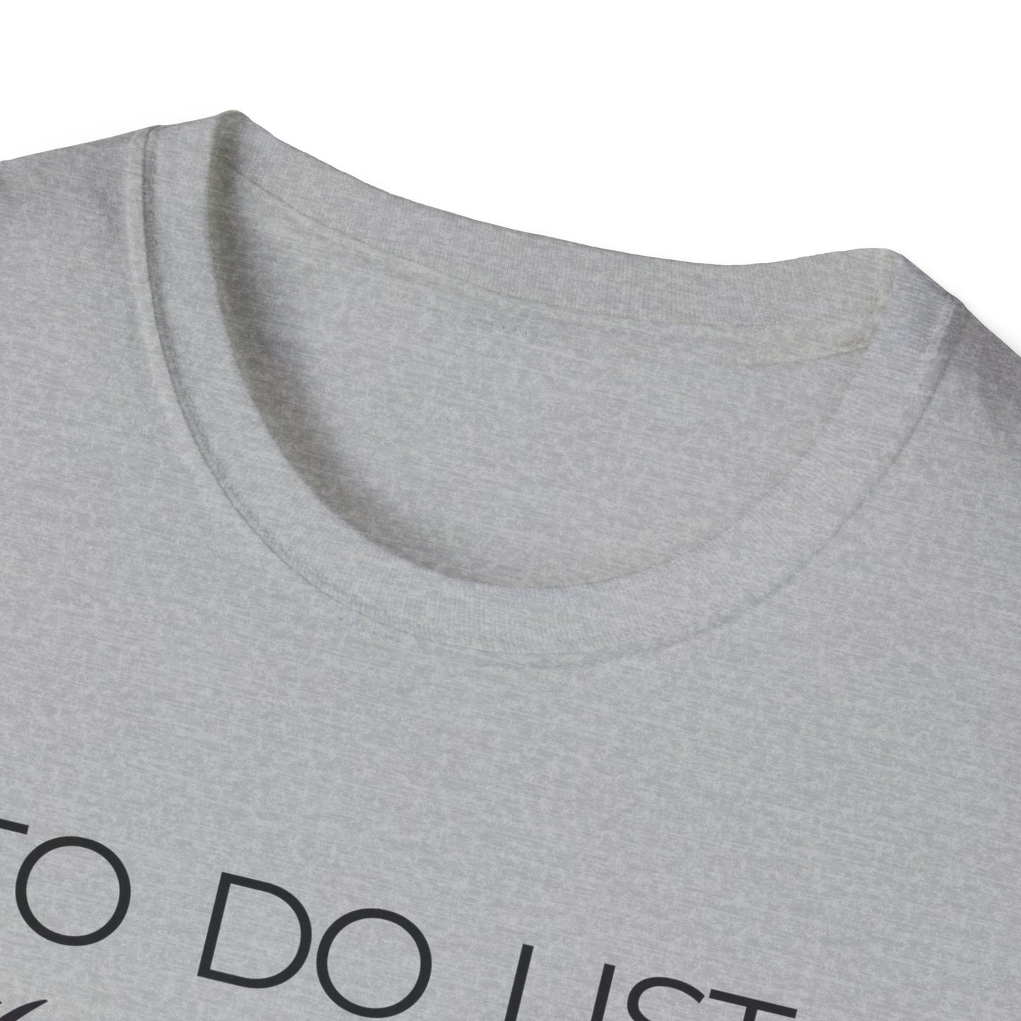 Napping -To Do List- Softstyle T-Shirt