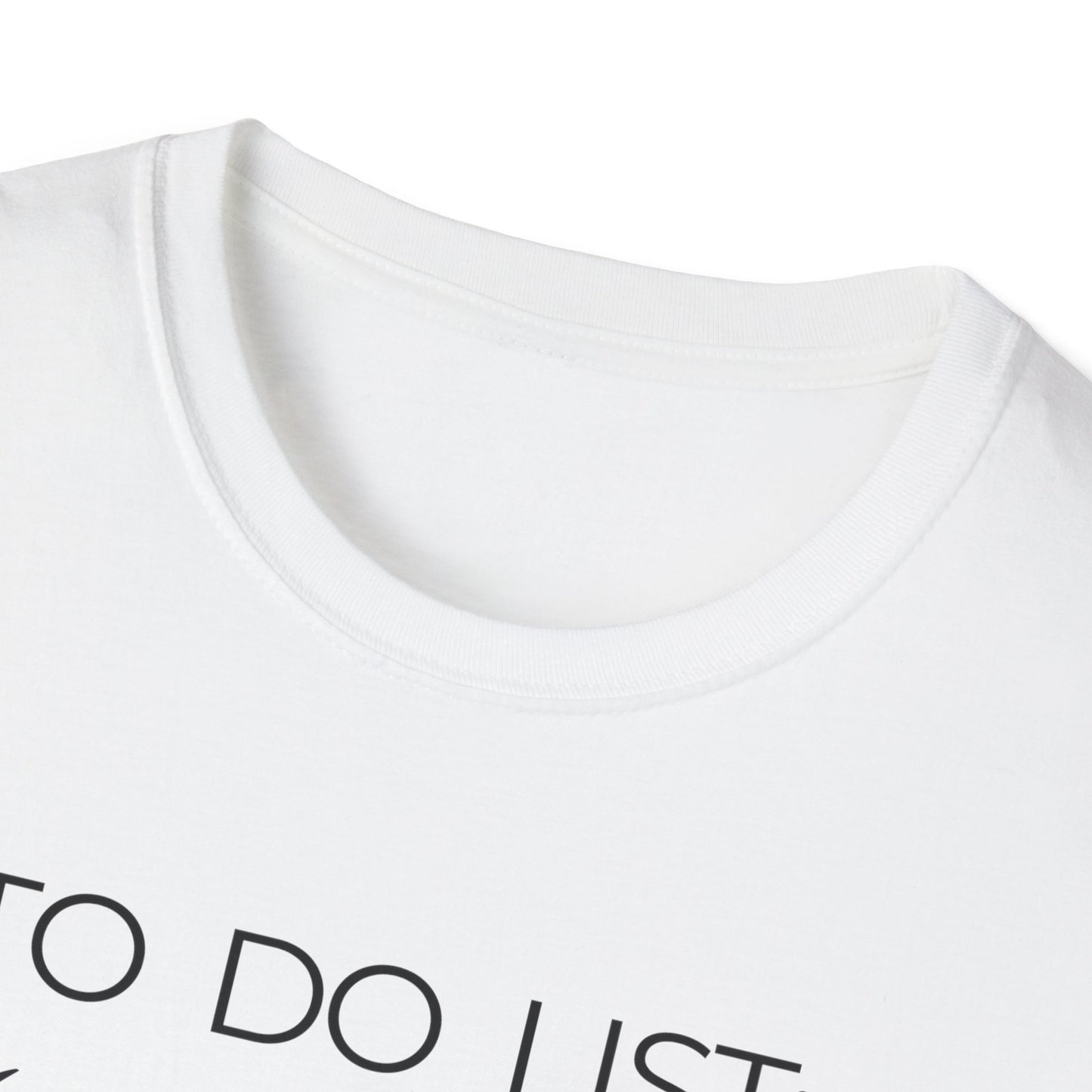 Coffee Lovers - To Do List - Softstyle T-Shirt