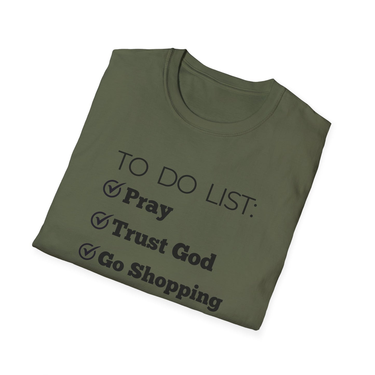 Shopping - To Do List- Softstyle T-Shirt