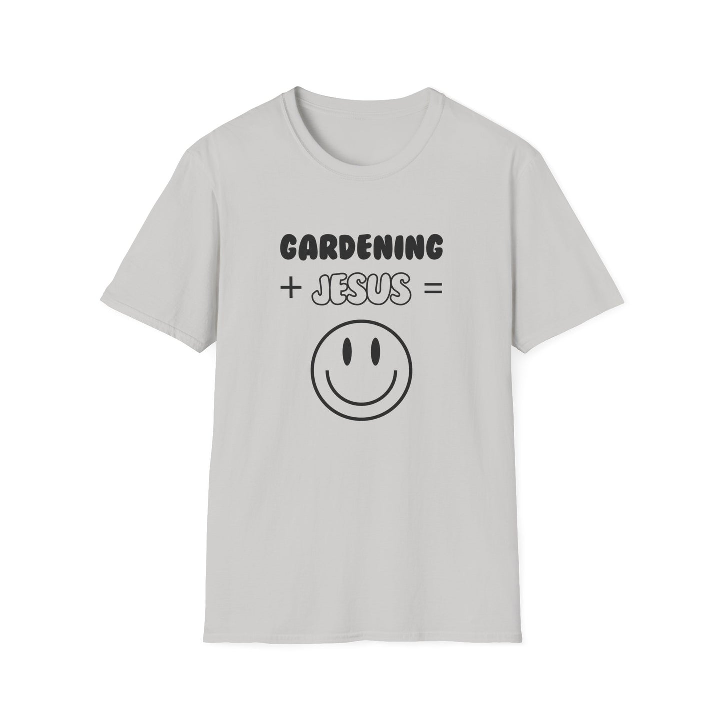 Gardening -Smiley Face - Softstyle T-Shirt