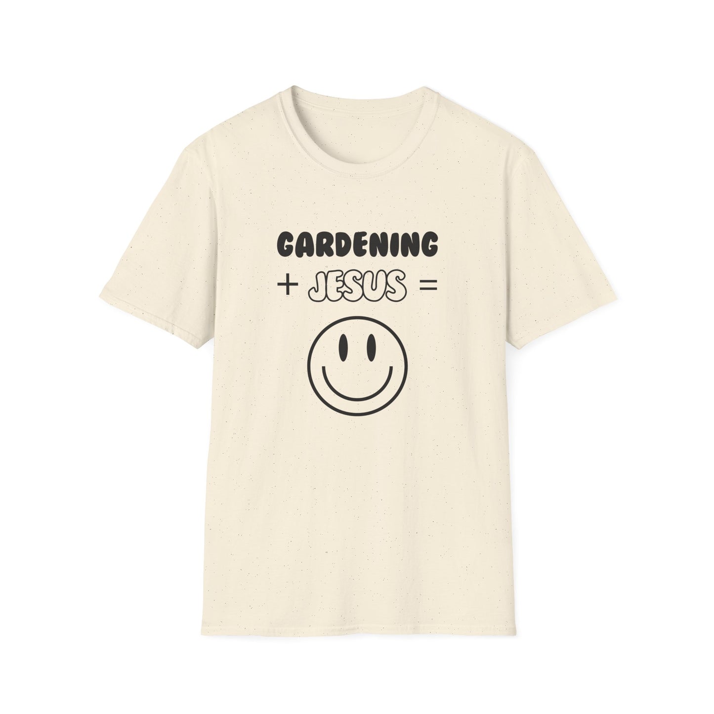 Gardening -Smiley Face - Softstyle T-Shirt