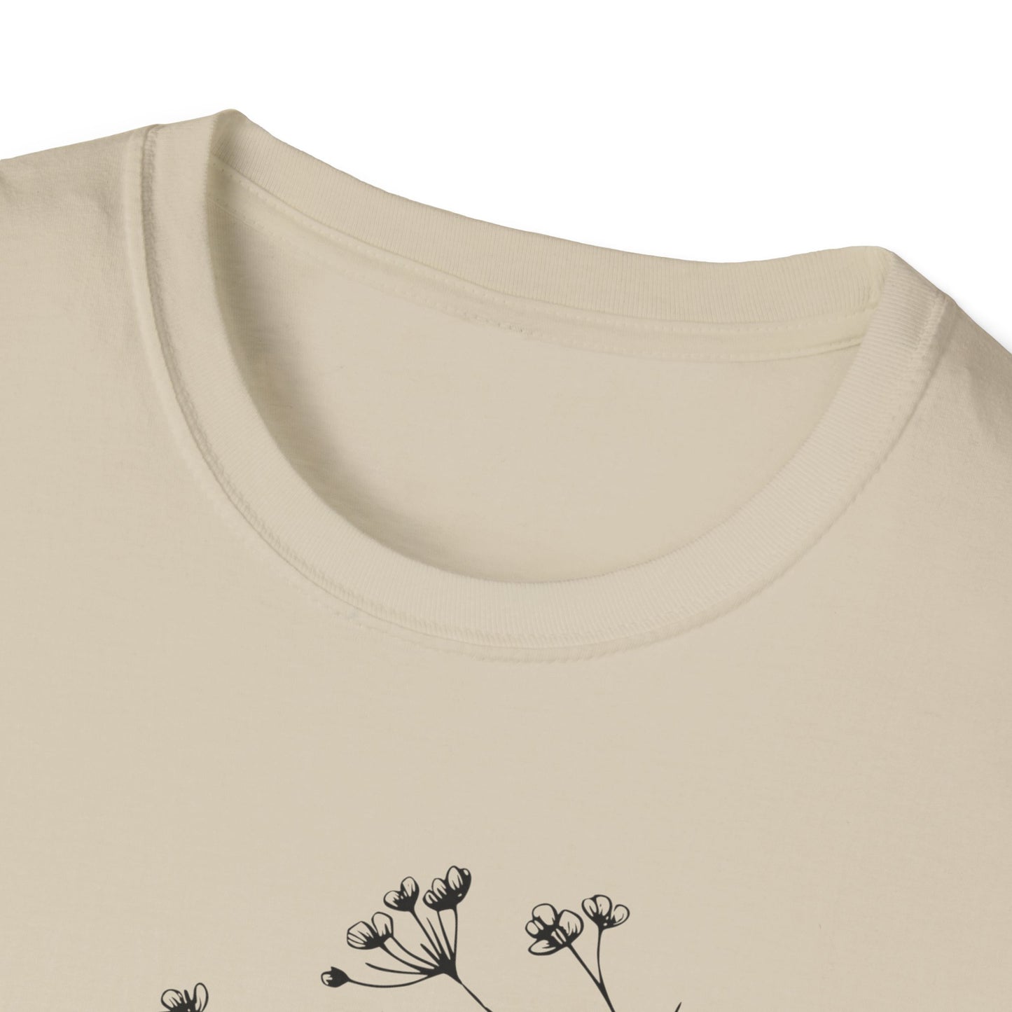 I Love My Church - Floral Design Top - Softstyle T-Shirt