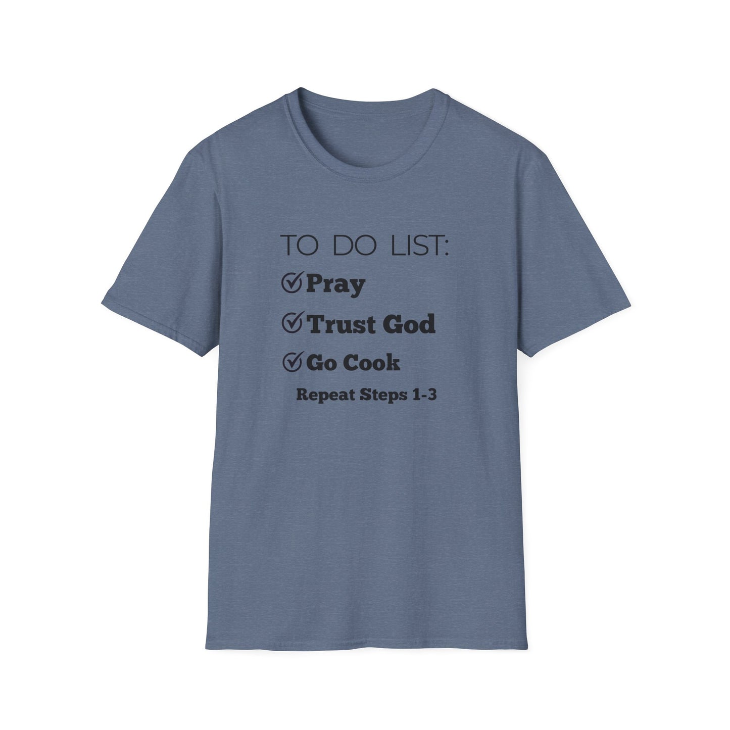 Cooking -To Do List - Softstyle T-Shirt