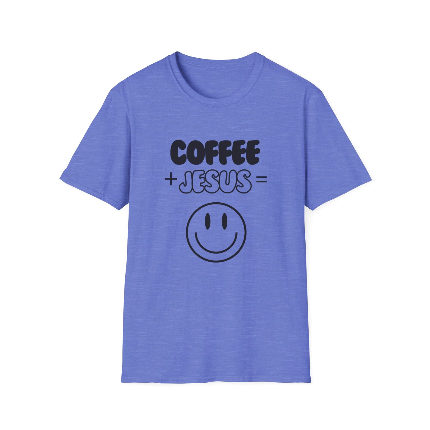 Coffee Lovers - Smiley Face - Softstyle T-Shirt