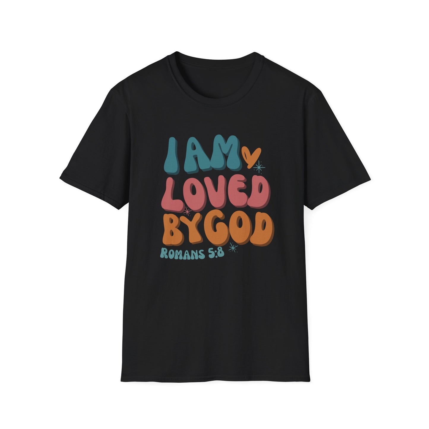 Faith-Inspired Unisex T-Shirt, Love by God, Romans 5:8