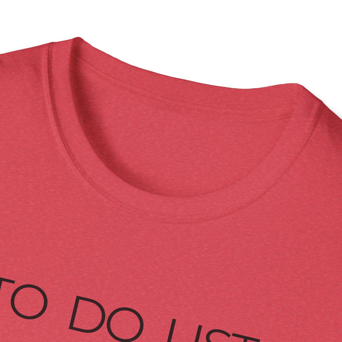 Cooking -To Do List - Softstyle T-Shirt