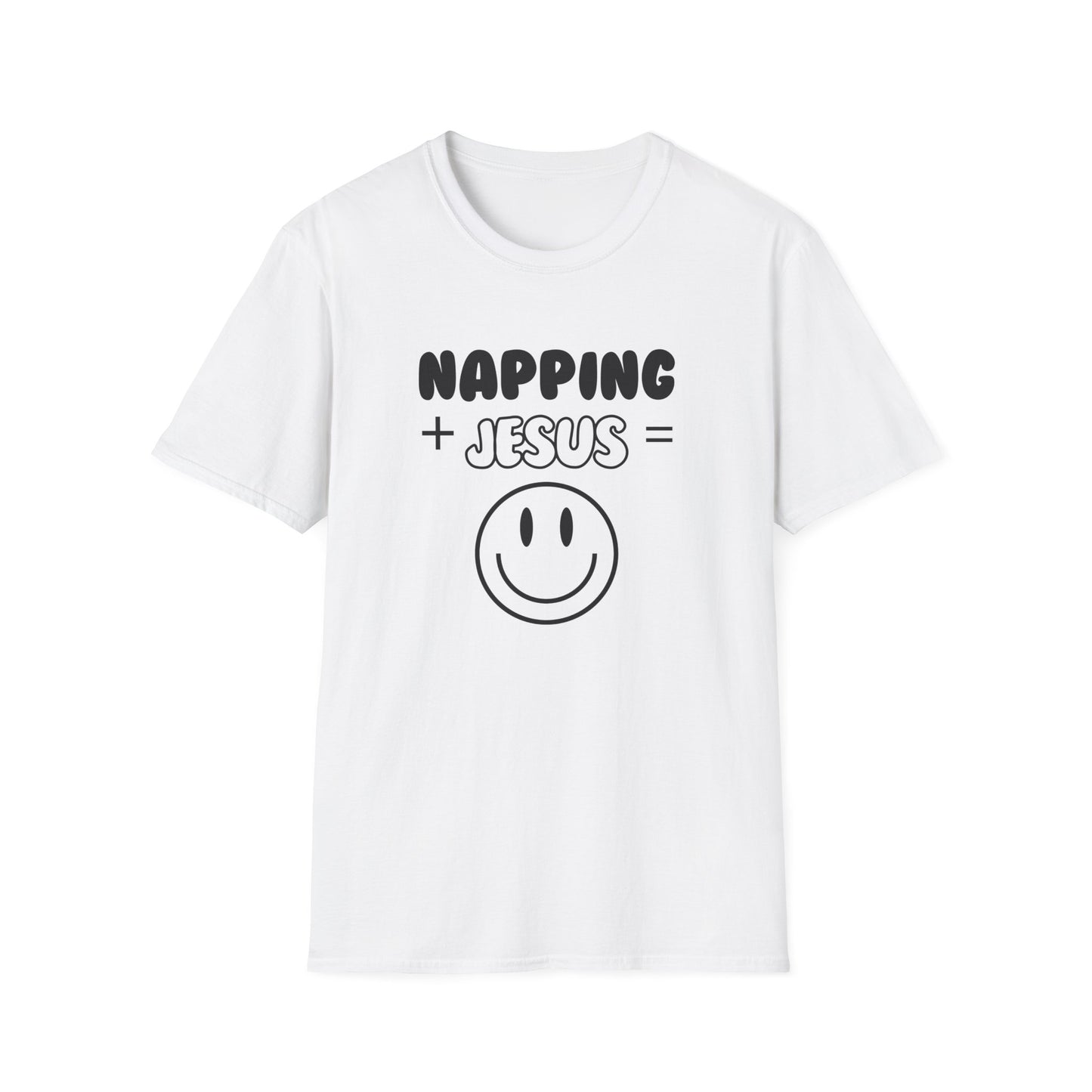 Napping -Smiley Face - Softstyle T-Shirt