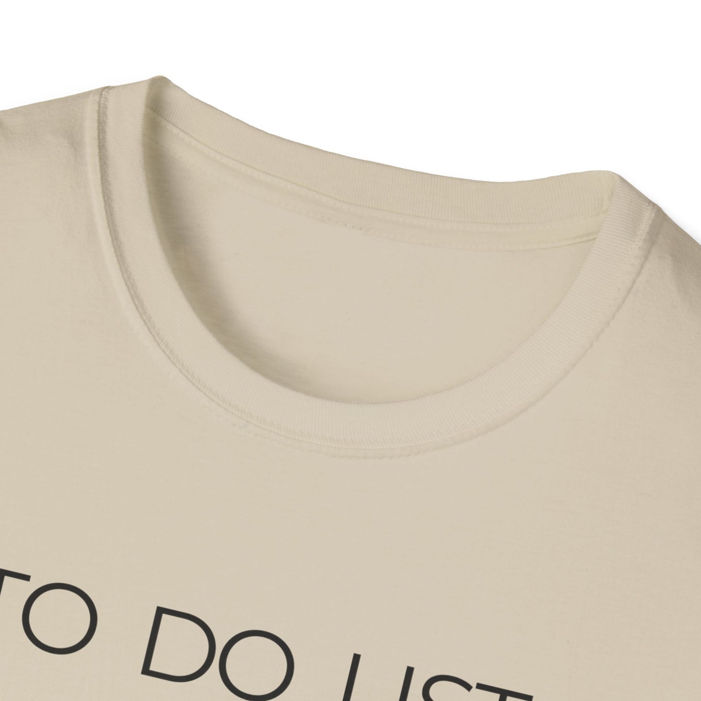 Cooking -To Do List - Softstyle T-Shirt