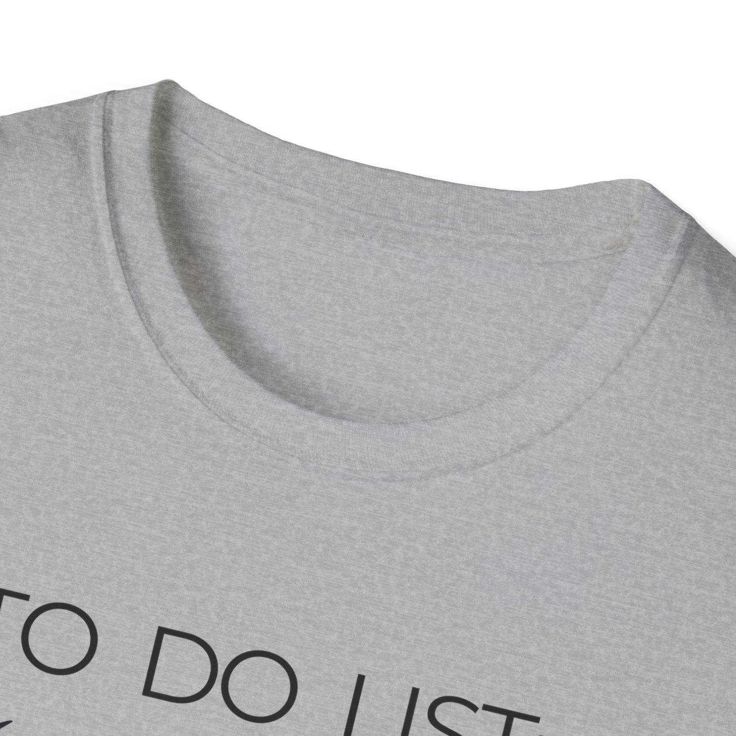 Coffee Lovers - To Do List - Softstyle T-Shirt