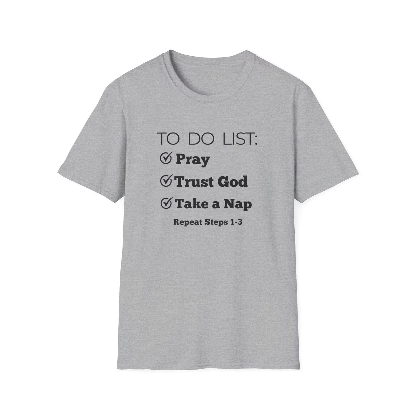 Napping -To Do List- Softstyle T-Shirt