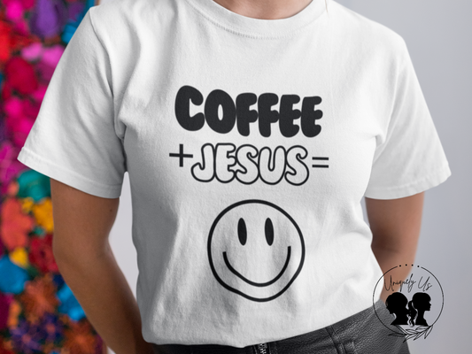 Coffee Lovers - Smiley Face - Softstyle T-Shirt