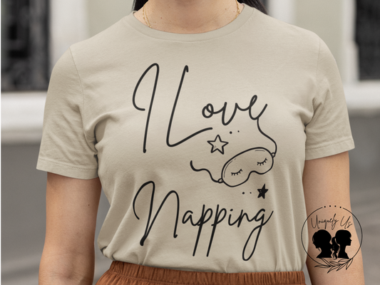 Napping - I Love Napping - Softstyle T-Shirt