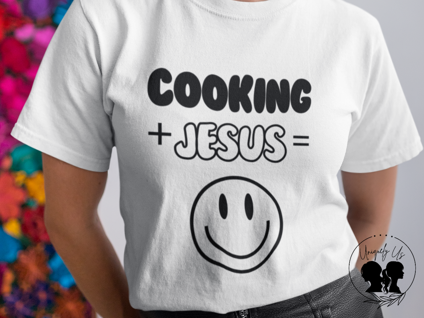 Cooking -Smiley Face - Softstyle T-Shirt