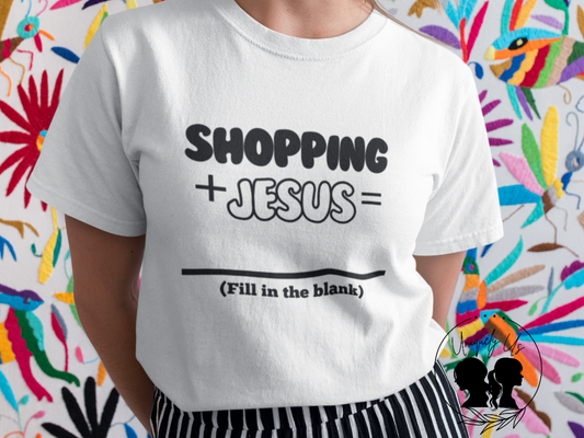 Shopping -Fill in the Blank - Softstyle T-Shirt