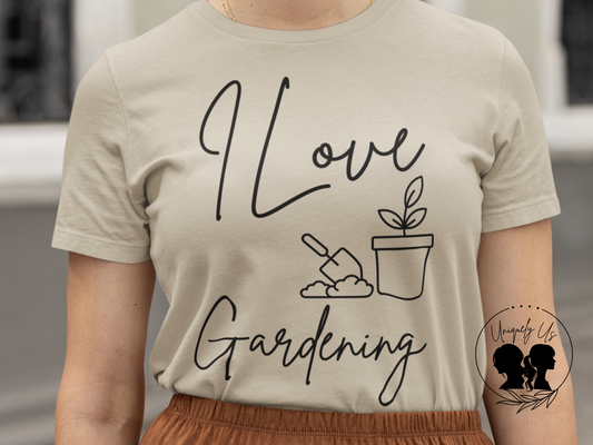 Gardening -I Love Gardening - Softstyle T-Shirt