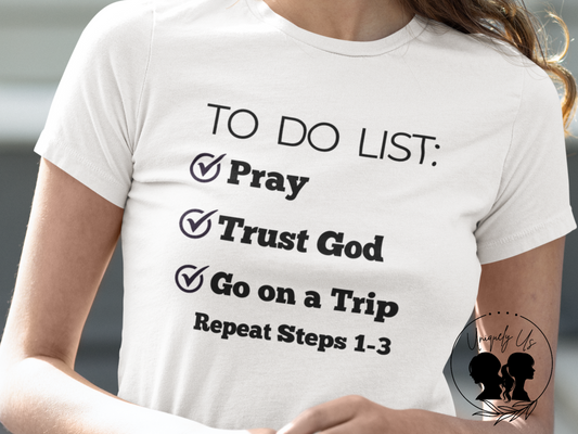 Travel -To Do List - Softstyle T-Shirt