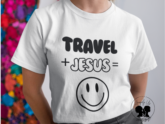 Travel -Smiley Face- Softstyle T-Shirt