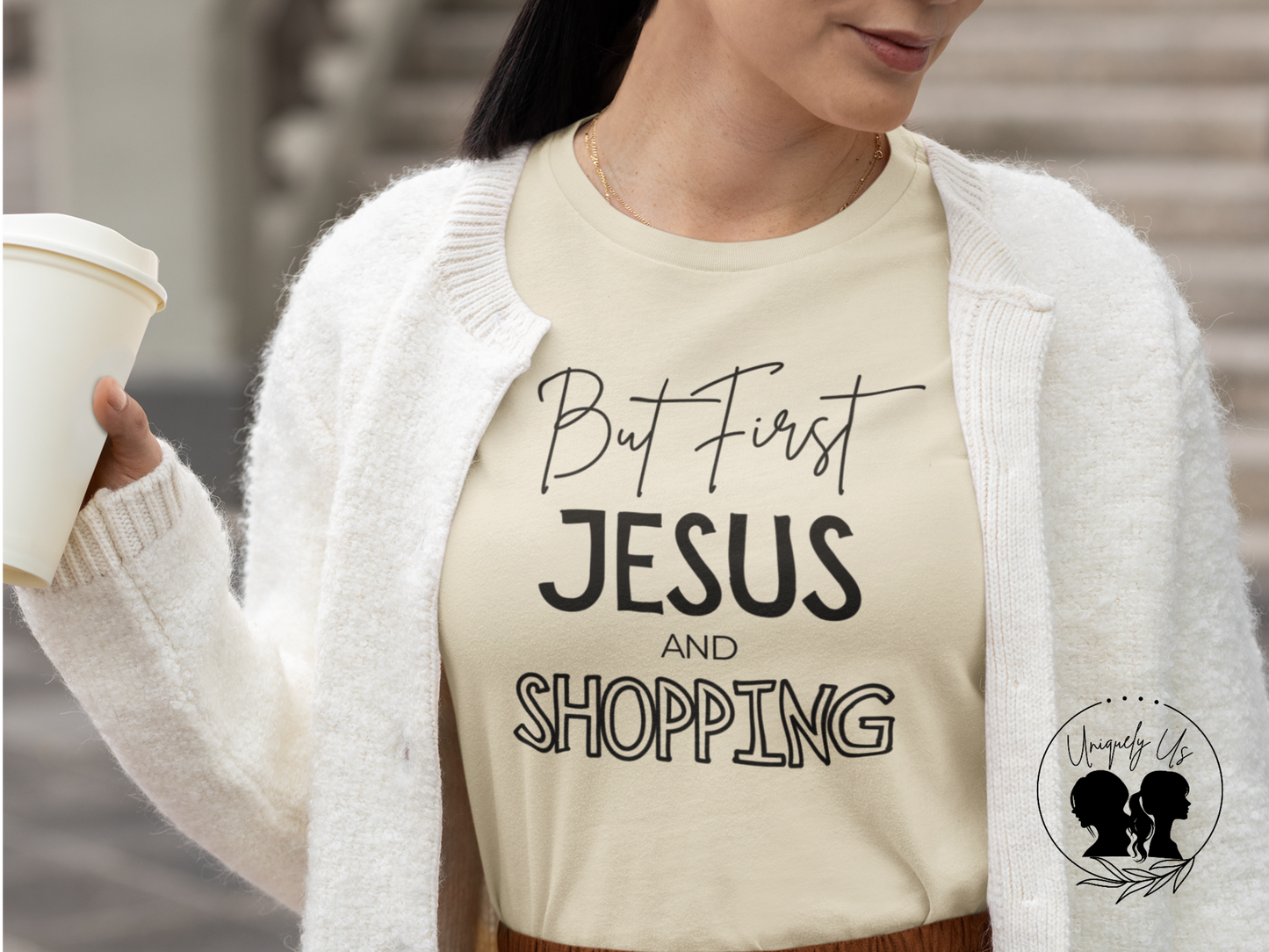 Shopping -But First - Softstyle T-Shirt