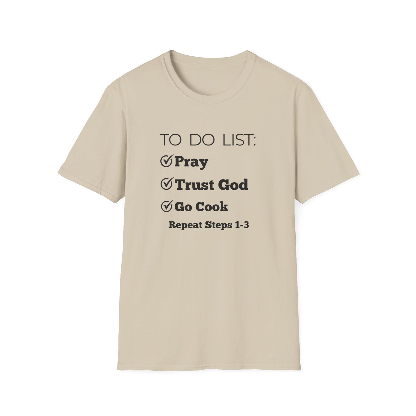 Cooking -To Do List - Softstyle T-Shirt