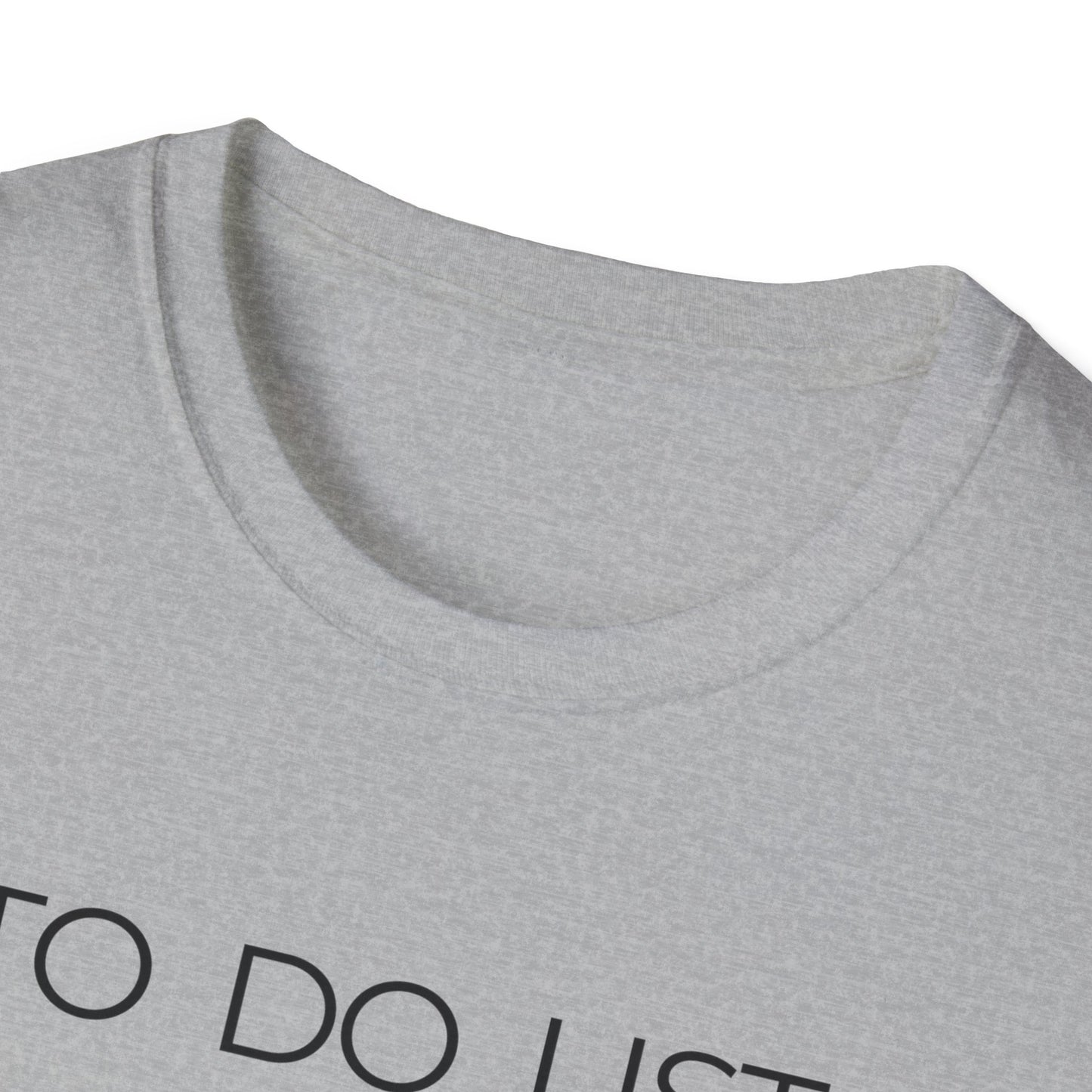 Cooking -To Do List - Softstyle T-Shirt