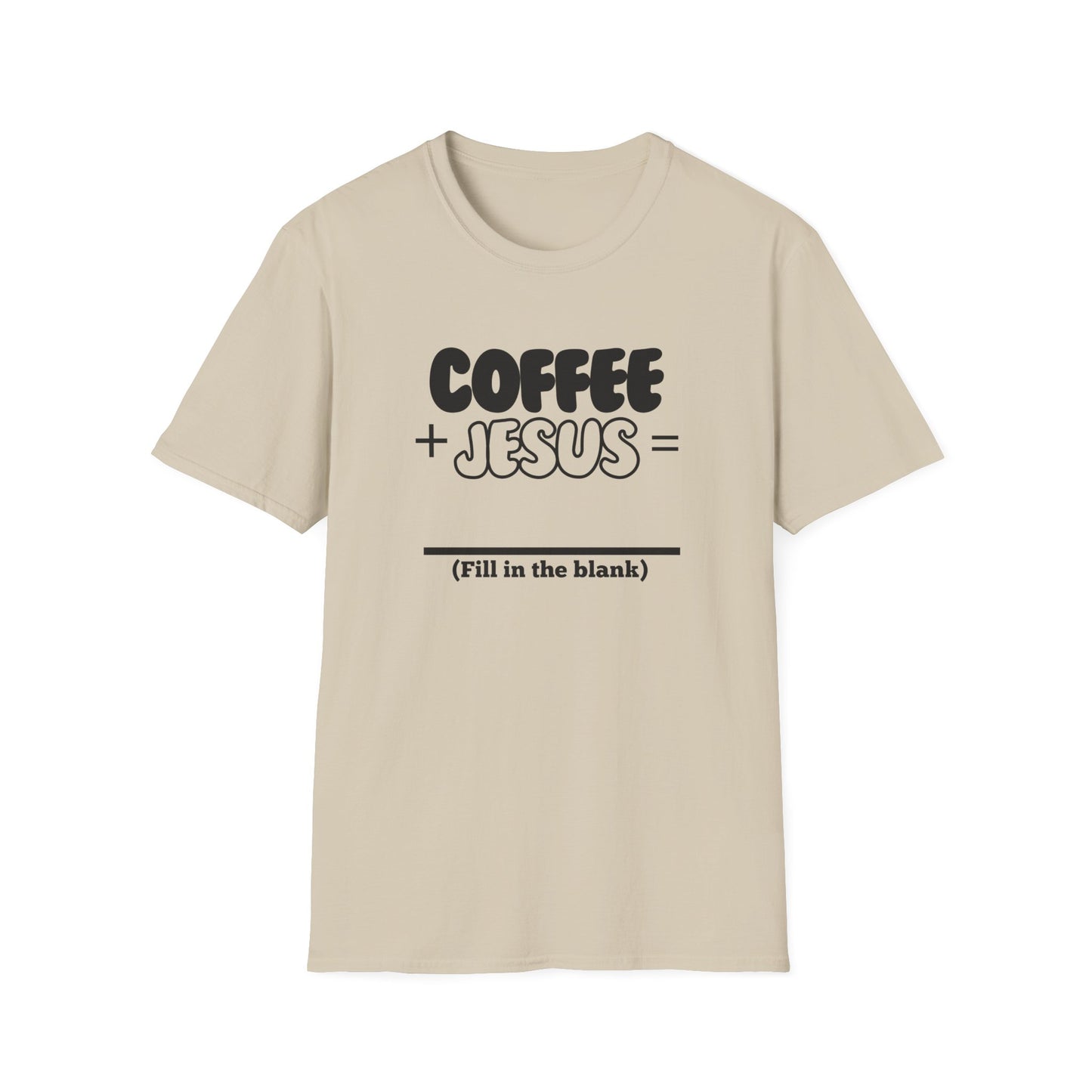 Coffee Lovers - Fill in the Blank - Softstyle T-Shirt