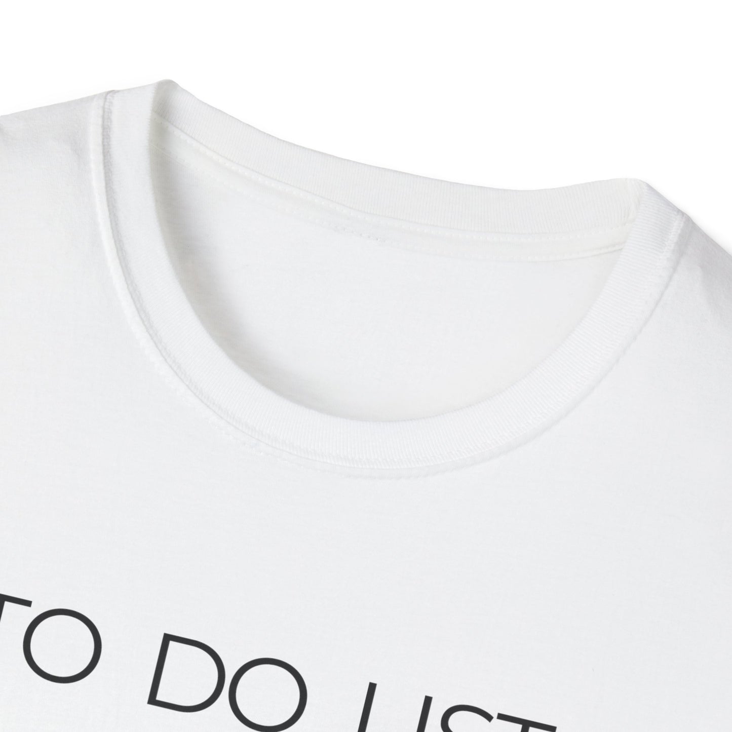 Cooking -To Do List - Softstyle T-Shirt