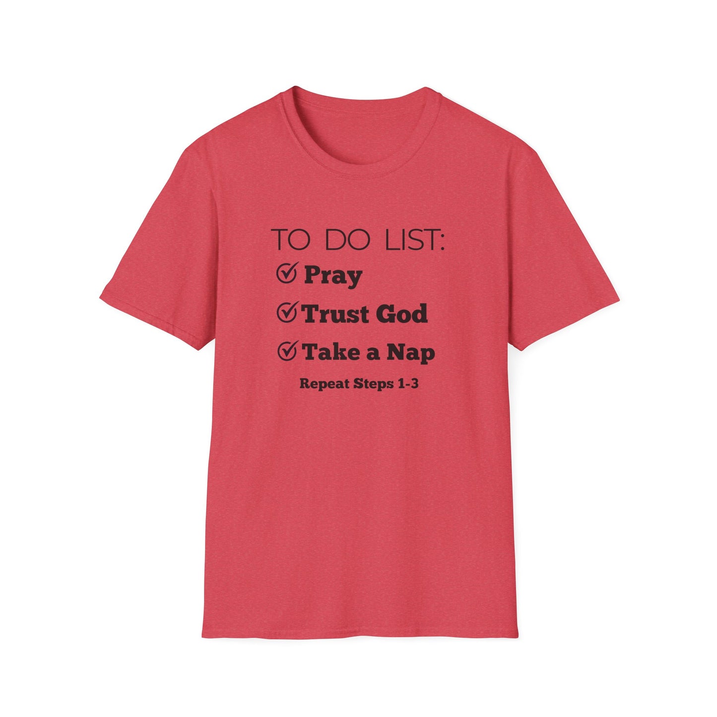 Napping -To Do List- Softstyle T-Shirt