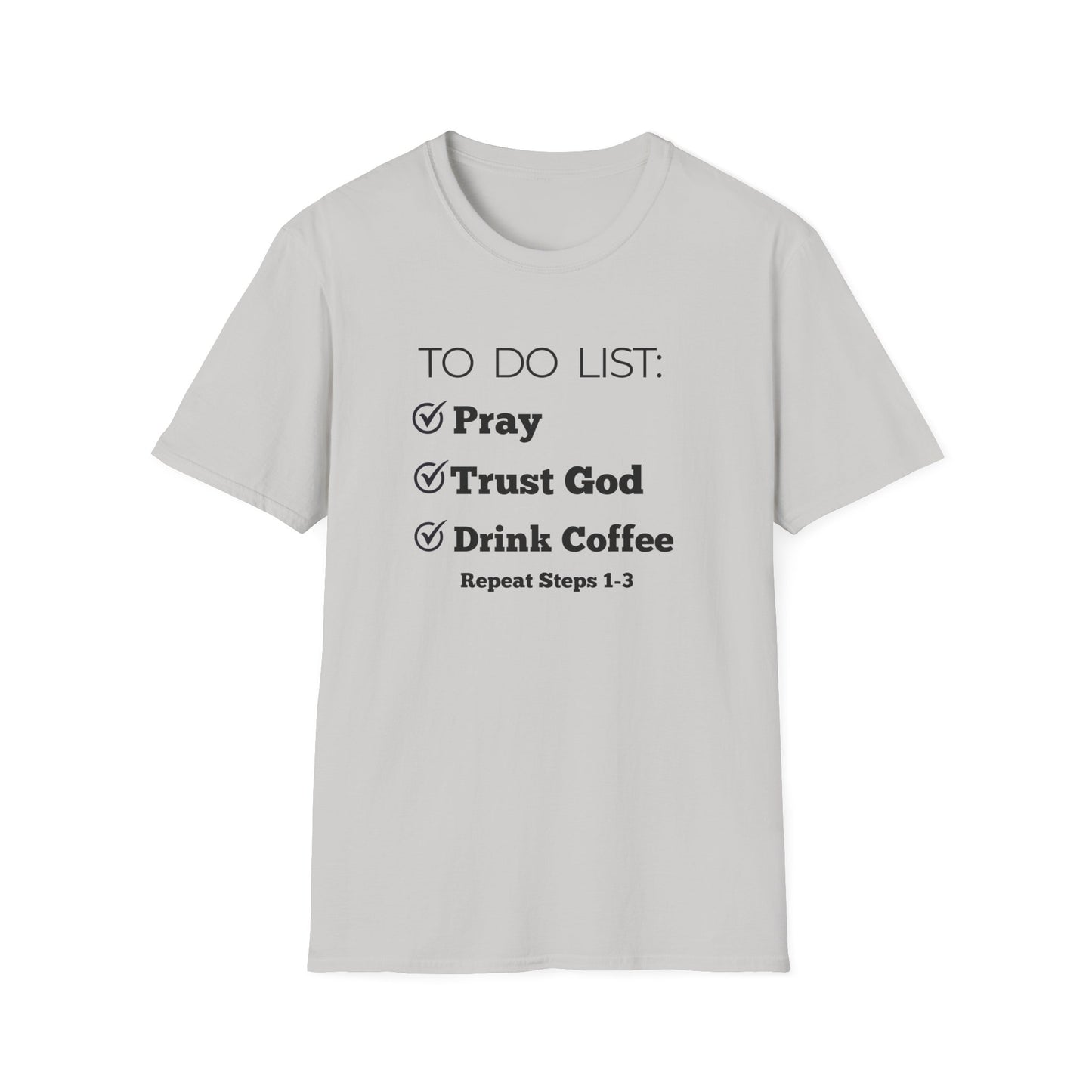 Coffee Lovers - To Do List - Softstyle T-Shirt