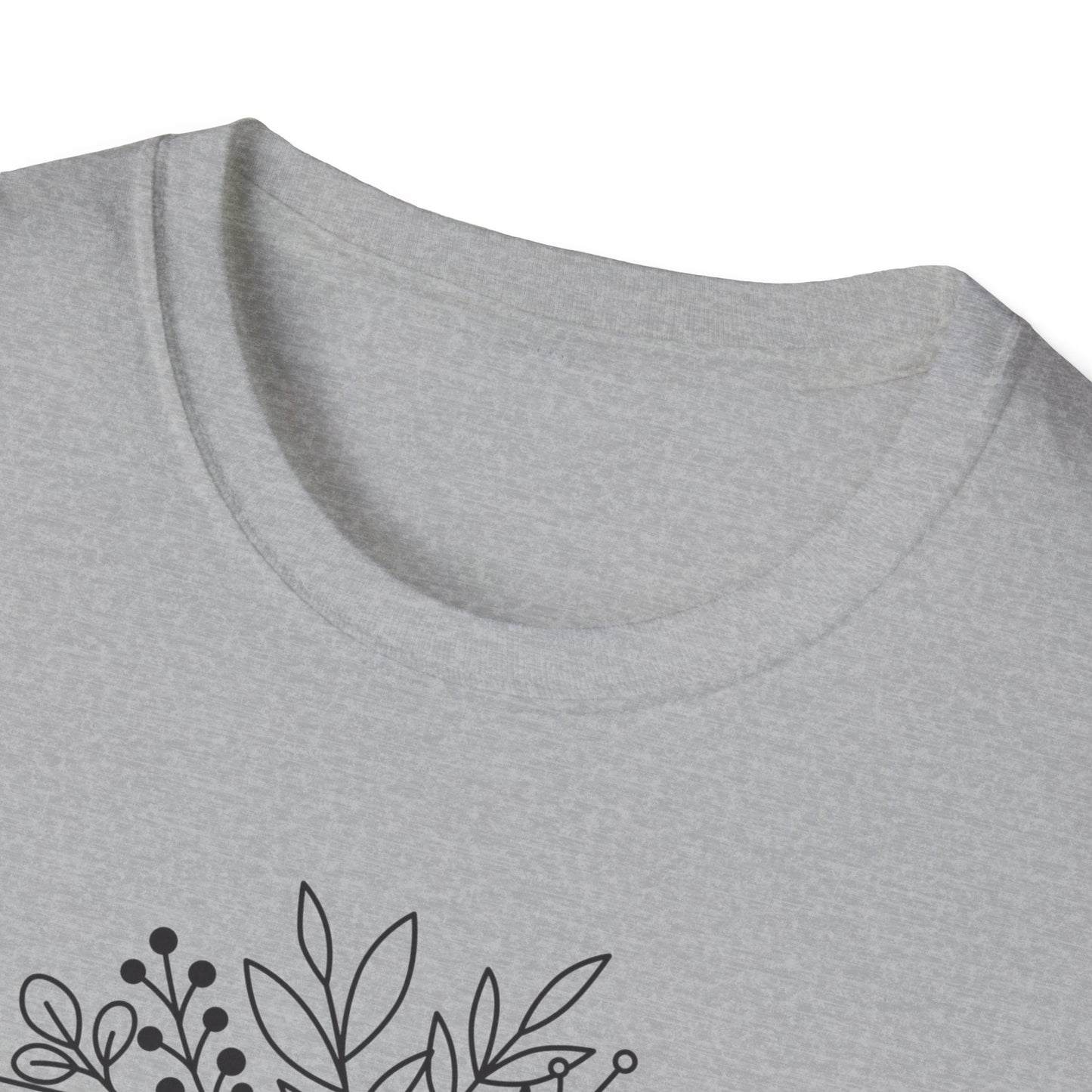 I Love My Church - Floral Design  - Softstyle T-Shirt