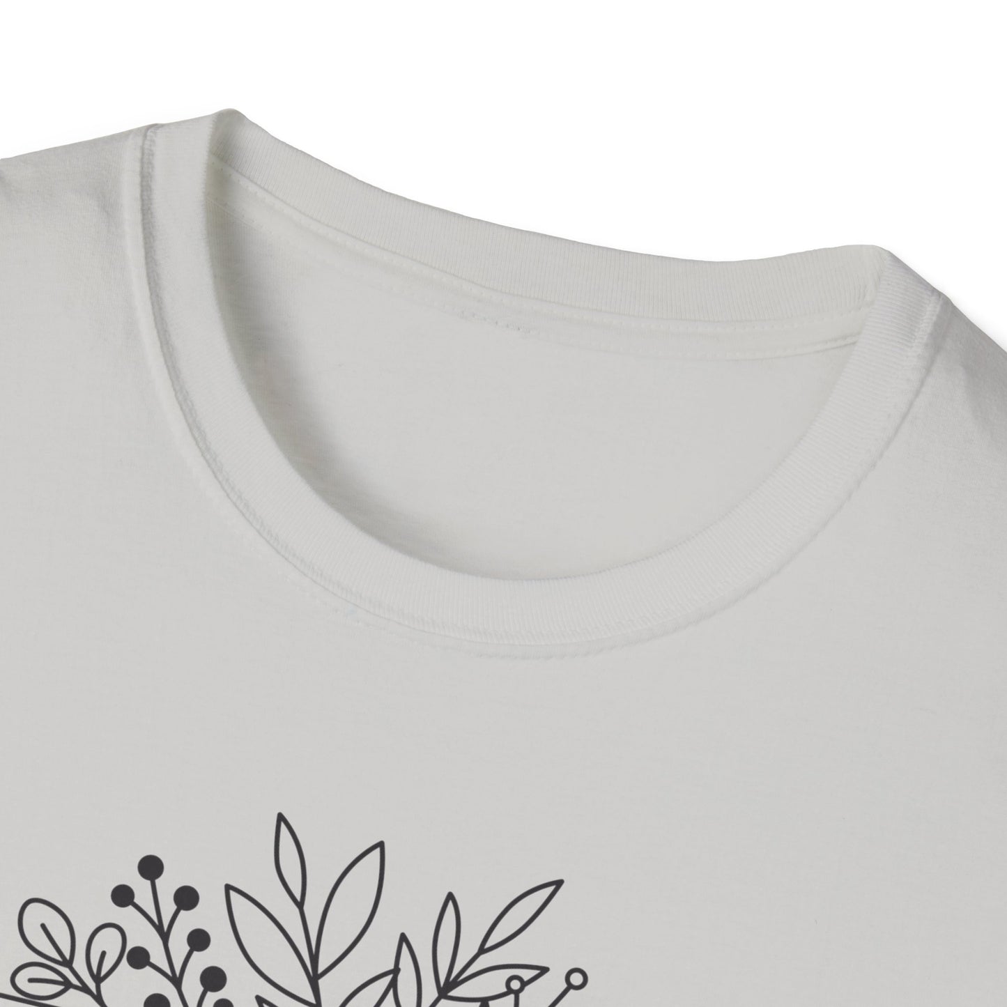 I Love My Church - Floral Design  - Softstyle T-Shirt