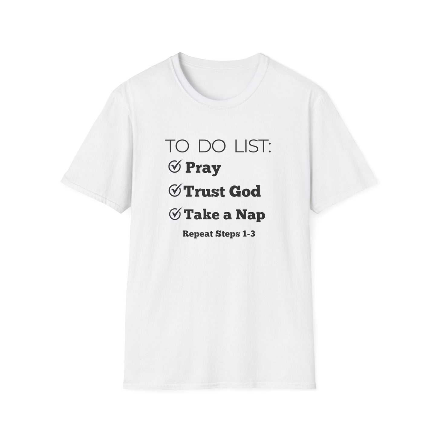 Napping -To Do List- Softstyle T-Shirt